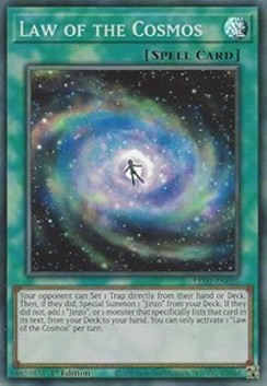 Law of the Cosmos⁣ - Legendary Duelists: Rage of Ra⁣ (Super Rare)⁣ [035]