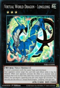 Virtual World Dragon - Longlong⁣ - Phantom Rage⁣ (Super Rare)⁣ [098]
