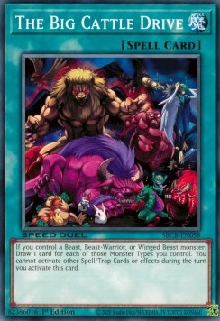 The Big Cattle Drive⁣ - Speed Duel: Battle City Box⁣ (Common)⁣ [058]