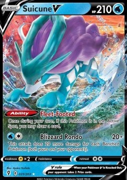 Suicune V⁣ - Evolving Skies⁣ (Ultra Rare)⁣ [031]