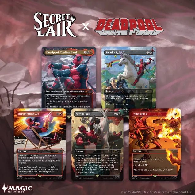 Secret Lair Drop Series: Marvel Superdrop: Secret Lair x Marvel's Deadpool⁣ - Secret Lair Drop Series: Marvel Superdrop⁣ (Special)