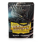 60 Small Dragon Shield Sleeves - Classic Black - El Duelista