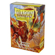 60 Small Dragon Shield Sleeves - Matte Dual Ember - El Duelista