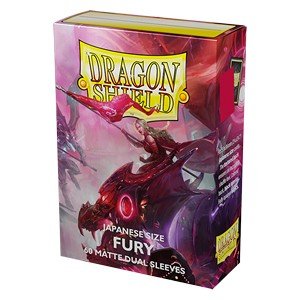 60 Small Dragon Shield Sleeves - Matte Dual Fury - El Duelista
