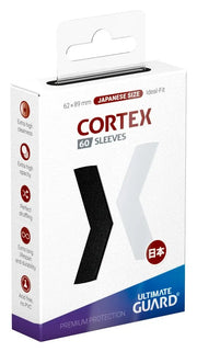 60 Small Ultimate Guard Cortex Sleeves (Black) - El Duelista