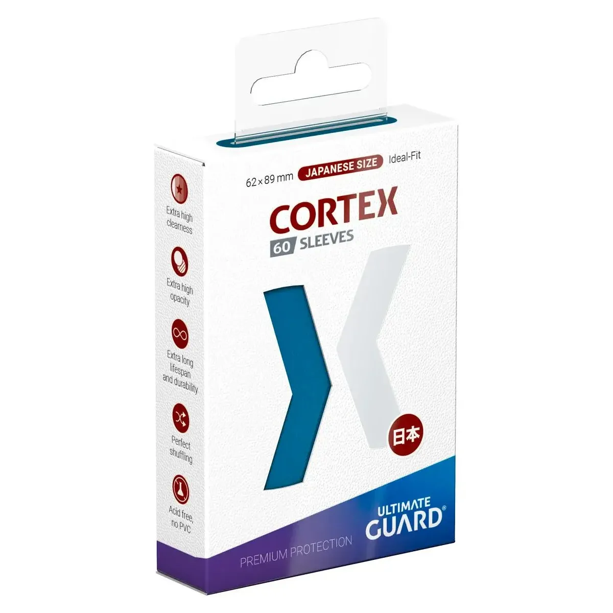 60 Small Ultimate Guard Cortex Sleeves (Petrol) - El Duelista