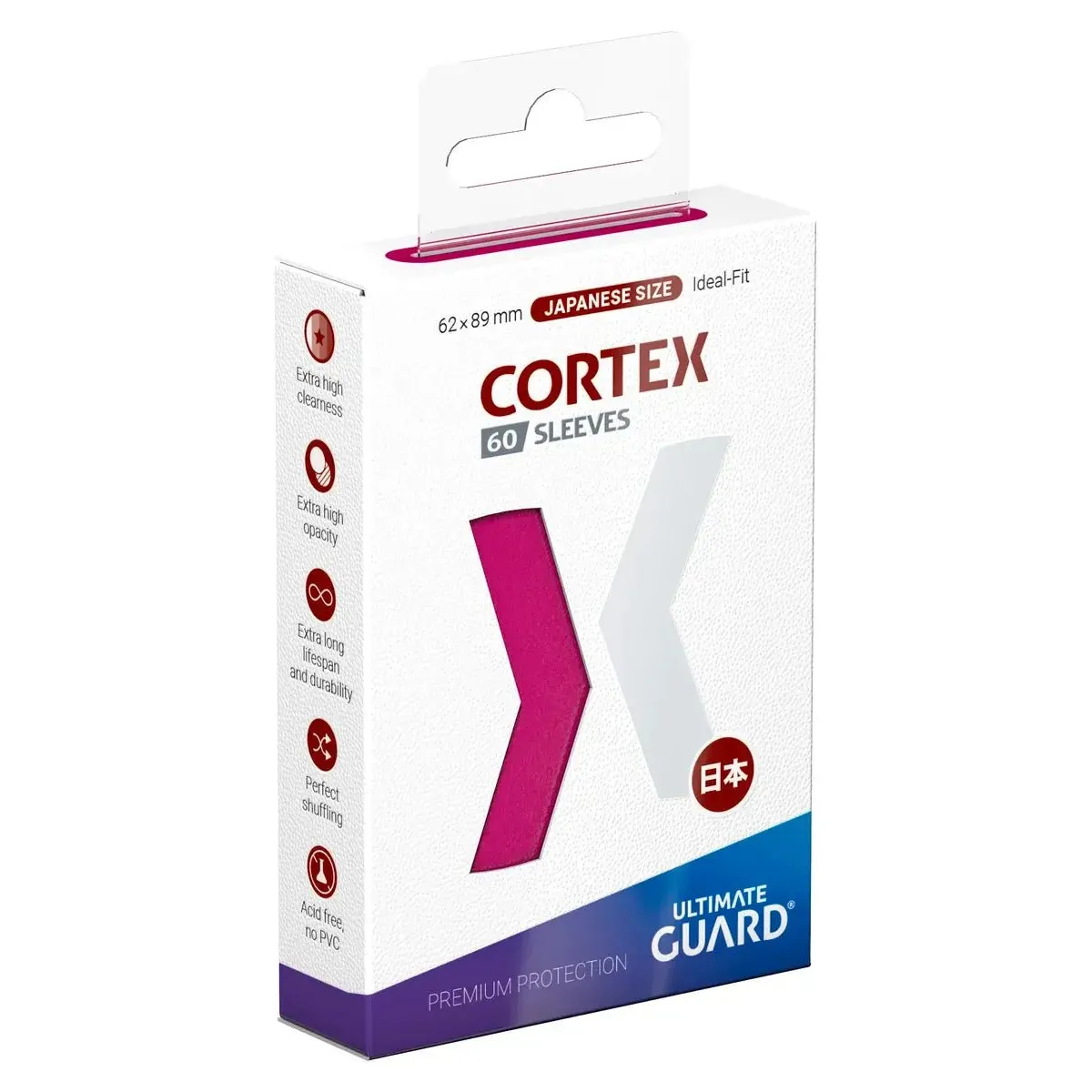 60 Small Ultimate Guard Cortex Sleeves (Pink) - El Duelista