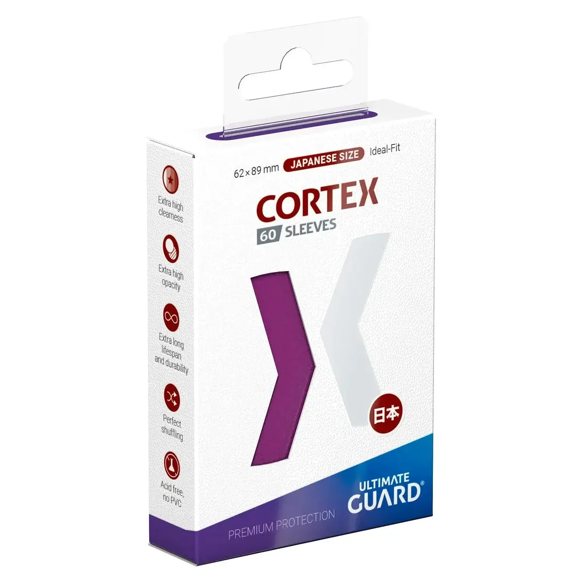 60 Small Ultimate Guard Cortex Sleeves (Purple) - El Duelista