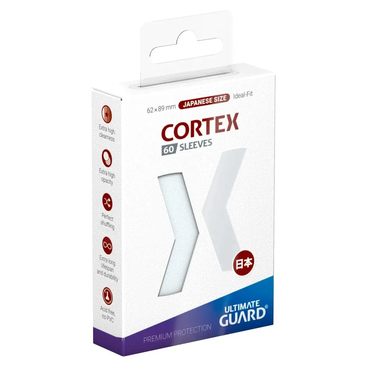 60 Small Ultimate Guard Cortex Sleeves (Translucent) - El Duelista