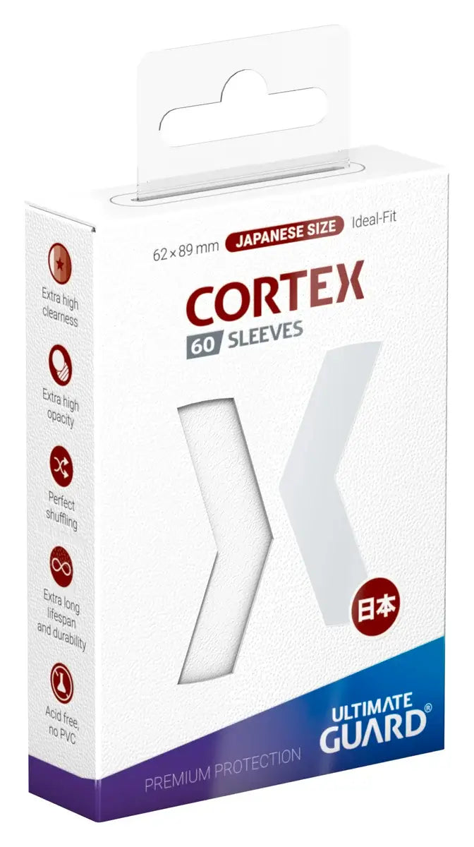 60 Small Ultimate Guard Cortex Sleeves (White)