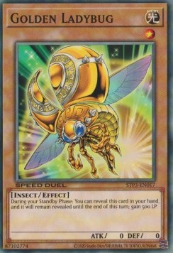 Golden Ladybug - Speed Duel: Tournament Pack 3 (Common) [STP3-017]
