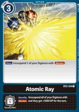 Atomic Ray (BT2-104)⁣ - Release Special Booster v1.0⁣ (Common)⁣ [BT2-104]