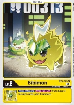Bibimon (BT6-003)⁣ - Double Diamond⁣ (Uncommon)⁣ [BT6-003]