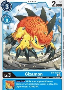 Gizamon (BT6-020)⁣ - Double Diamond⁣ (Common)⁣ [BT6-020]