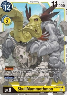 SkullMammothmon (BT6-043)⁣ - Double Diamond⁣ (Common)⁣ [BT6-043]