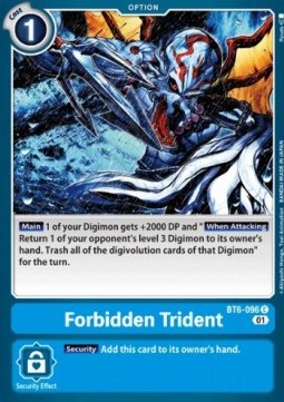 Forbidden Trident (BT6-096)⁣ - Double Diamond⁣ (Common)⁣ [BT6-096]