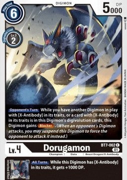 Dorugamon (BT7-062)⁣ - Next Adventure⁣ (Common)⁣ [BT7-062]