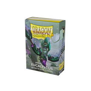60 Small Dragon Shield Sleeves - Dual Matte Eucalyptus