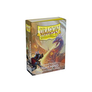 60 Small Dragon Shield Sleeves - Dual Matte Lightning