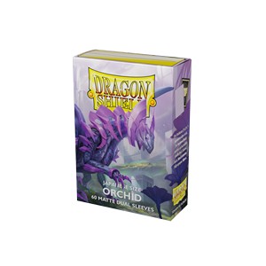 60 Small Dragon Shield Sleeves - Dual Matte Orchid