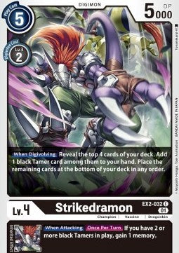 Strikedramon (EX2-032)⁣ - Digital Hazard⁣ (Common)⁣ [032]