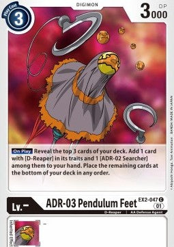 ADR-03 Pendulum Feet (EX2-047)⁣ - Digital Hazard⁣ (Common)⁣ [047]