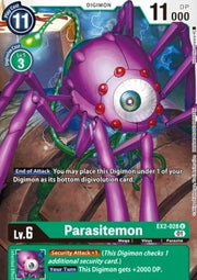 Parasitemon (EX2-028)⁣ - Digital Hazard⁣ (Uncommon)⁣ [028]
