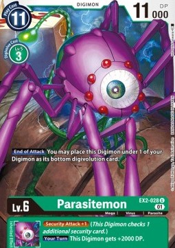 Parasitemon (EX2-028)⁣ - Digital Hazard⁣ (Uncommon)⁣ [028]