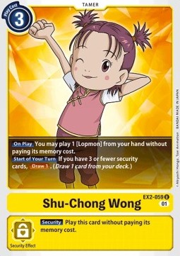 Shu-Chong Wong (EX2-059)⁣ - Digital Hazard⁣ (Uncommon)⁣ [059]