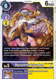 Maycrackmon: Vicious Mode (BT9-076)⁣ - X Record⁣ (Common)⁣ [076]