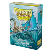 60 Small Dragon Shield Sleeves - Matte Dual Glacier