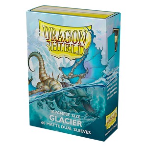 60 Small Dragon Shield Sleeves - Matte Dual Glacier