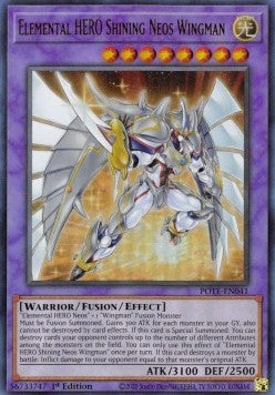 Elemental HERO Shining Neos Wingman - Power of the Elements (Ultra Rare) [POTE-041]