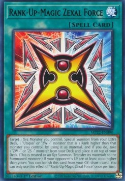 Rank-Up-Magic Zexal Force⁣ - 2022 Tin of the Pharaoh's Gods⁣ (Rare)⁣ [090]