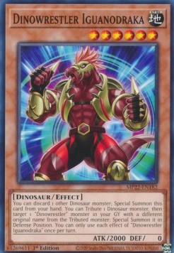 Dinowrestler Iguanodraka - 2022 Tin of the Pharaoh's Gods (Common) [MP22-182]
