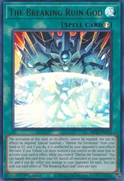 The Breaking Ruin God - 2022 Tin of the Pharaoh's Gods (Ultra Rare) [MP22-274]