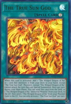 The True Sun God - 2022 Tin of the Pharaoh's Gods (Ultra Rare) [MP22-275]