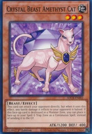 Crystal Beast Amethyst Cat⁣ - Structure Deck: Legend of the Crystal Beasts⁣ (Common)⁣ [002]