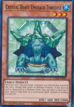 Crystal Beast Emerald Tortoise⁣ - Structure Deck: Legend of the Crystal Beasts⁣ (Common)⁣ [003]