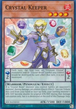 Crystal Keeper⁣ - Structure Deck: Legend of the Crystal Beasts⁣ (Common)⁣ [010]