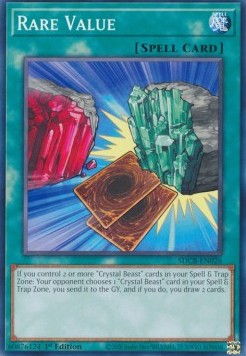 Rare Value⁣ - Structure Deck: Legend of the Crystal Beasts⁣ (Common)⁣ [026]