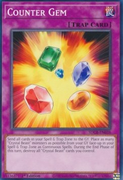 Counter Gem⁣ - Structure Deck: Legend of the Crystal Beasts⁣ (Common)⁣ [038]