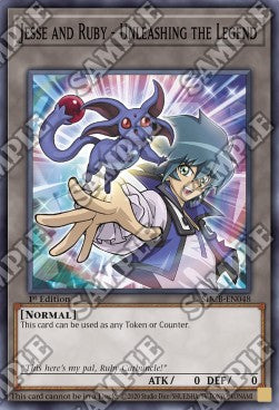 Jesse and Ruby - Unleashing the Legend⁣ - Structure Deck: Legend of the Crystal Beasts⁣ (Token)⁣ [048]