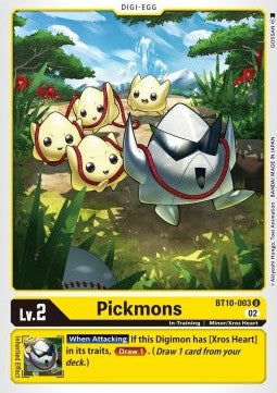 Pickmons (BT10-003)⁣ - Xros Encounter⁣ (Uncommon)⁣ [003]