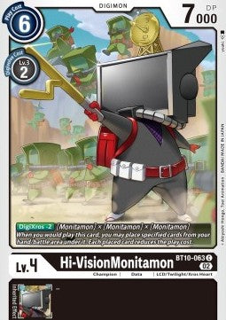 Hi-VisionMonitamon (BT10-063)⁣ - Xros Encounter⁣ (Common)⁣ [063]