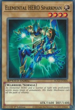 Elemental HERO Sparkman - Speed Duel GX: Midterm Paradox (Common) [SGX2-A04]
