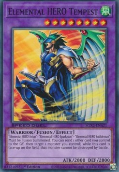 Elemental HERO Tempest (V.1 - Common) - Speed Duel GX: Midterm Paradox (Common) [SGX2-A21]