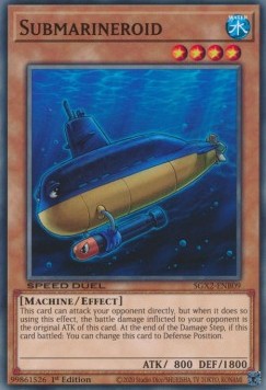 Submarineroid⁣ - Speed Duel GX: Midterm Paradox⁣ (Common)⁣ [B09]