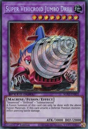 Super Vehicroid Jumbo Drill (V.2 - Secret Rare)⁣ - Speed Duel GX: Midterm Paradox⁣ (Secret Rare)⁣ [B22]