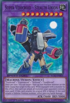 Super Vehicroid - Stealth Union⁣ - Speed Duel GX: Midterm Paradox⁣ (Common)⁣ [B24]